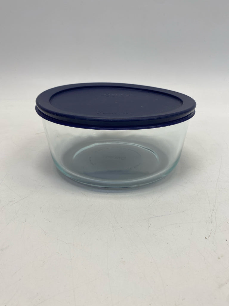 Pyrex Clear Navy Glass Bowl(s)