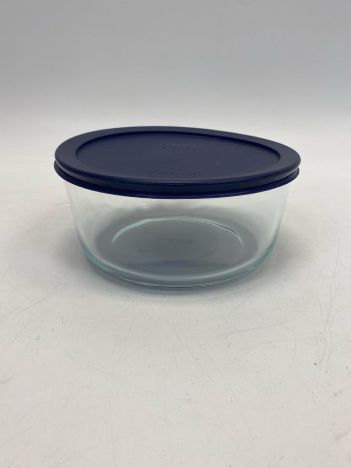 Pyrex Clear Navy Glass Bowl(s)