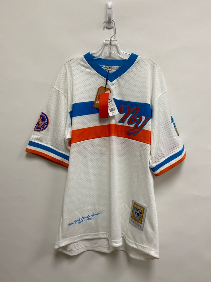 NWT Headgear Classics Size 2X White Blue/Orange Baseball Men&