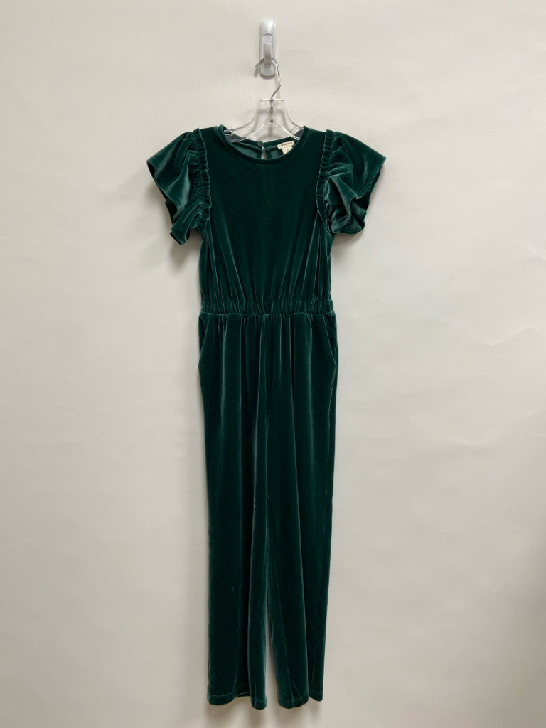 Crew Cuts SIZE 8 Green Velour Girl&