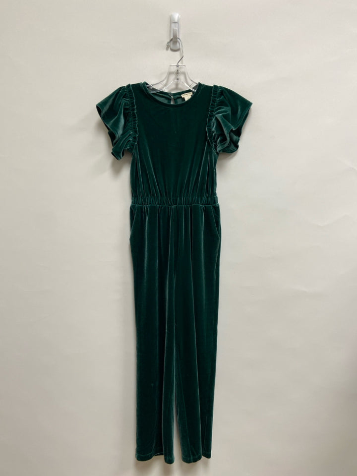 Crew Cuts SIZE 8 Green Velour Girl&