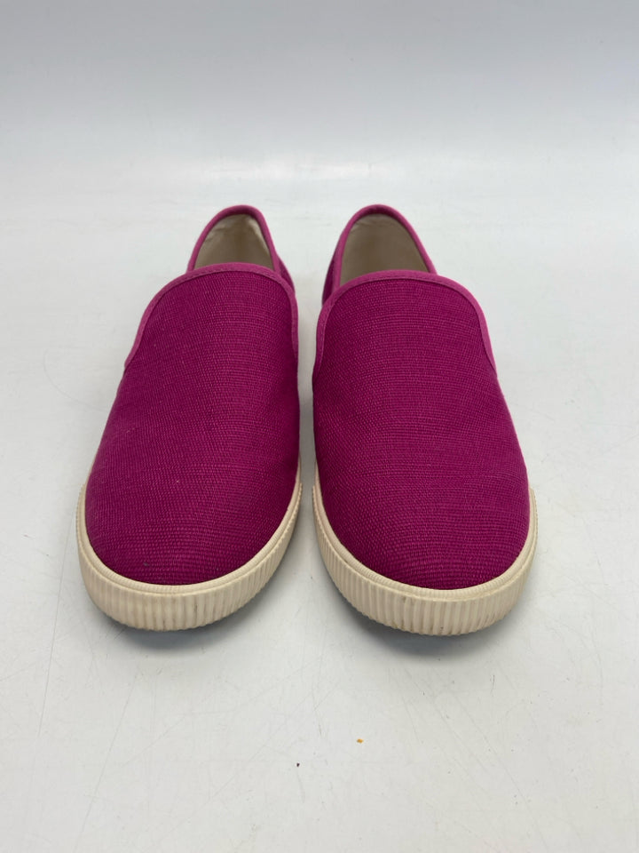 Toms  Size 9 Magenta Canvas Sneakers