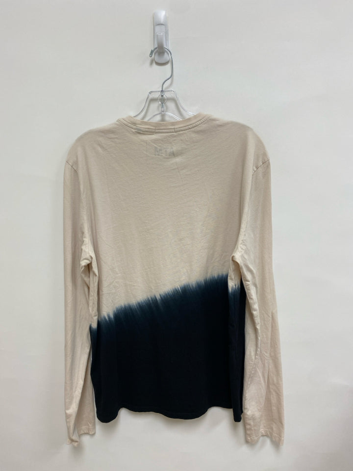 ATM Size L Beige Black Tie Dye Men&