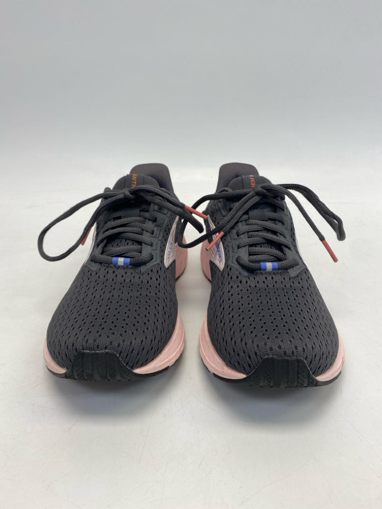 Brooks US Shoe Size 8 Gray Pink Lace-up Sneakers