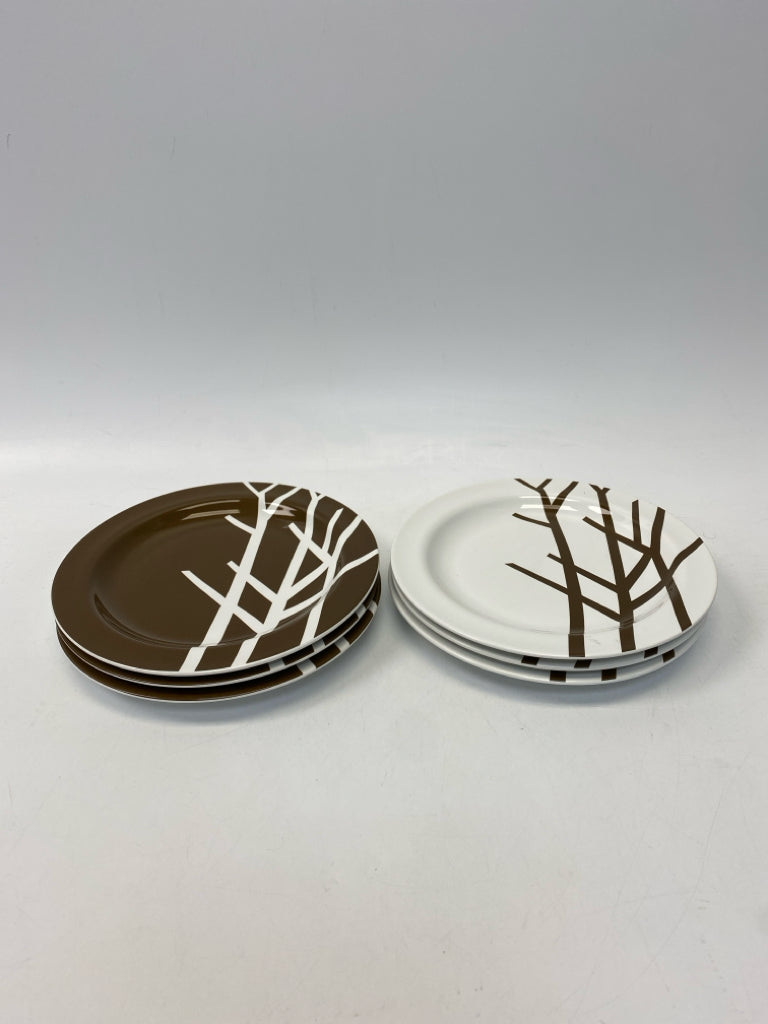 Brown White Plate (s)