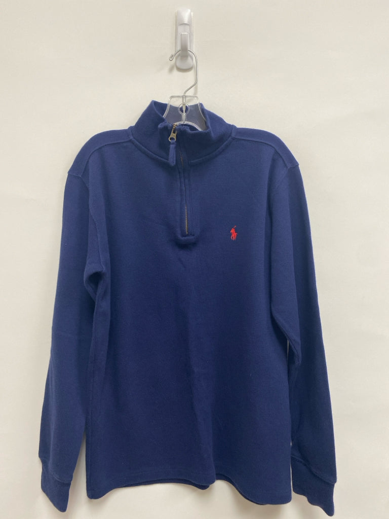 Polo SIZE 14/16 Navy Quarter Zip Boy&