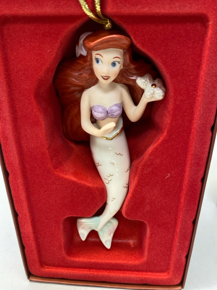 Lenox Cream Red Disney Ornaments