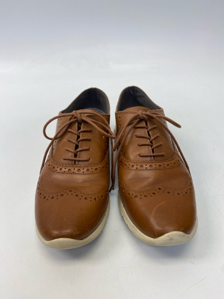Cole Haan  Size 10 Brown Lace-up Flats