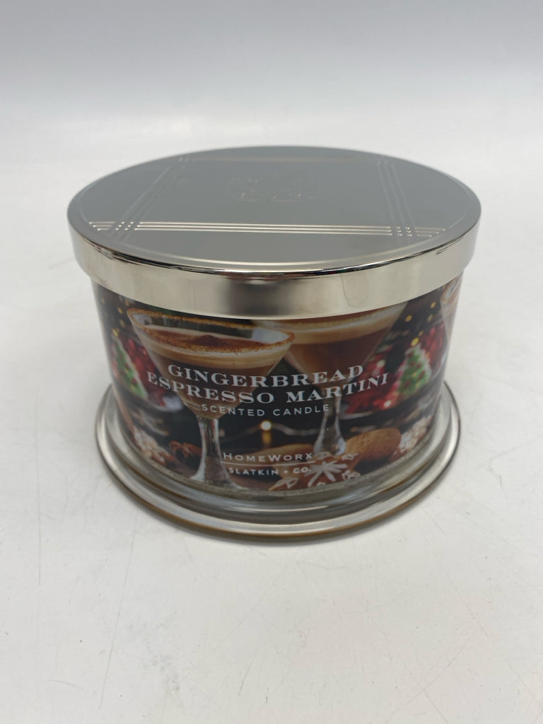 NEW Homeworx Brown Gingerbread Christmas