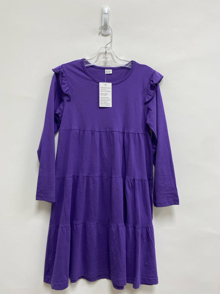 NWT SIZE 12/13 Purple Long Sleeve Girl&