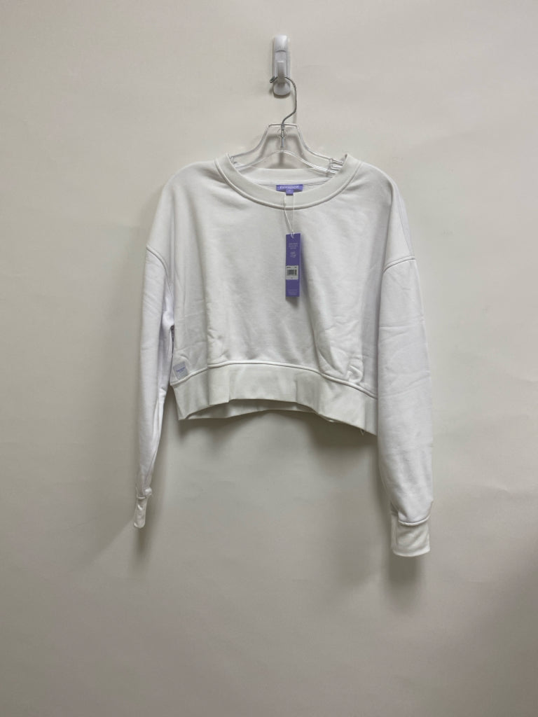 NWT Size M White Ladies Sweatshirt