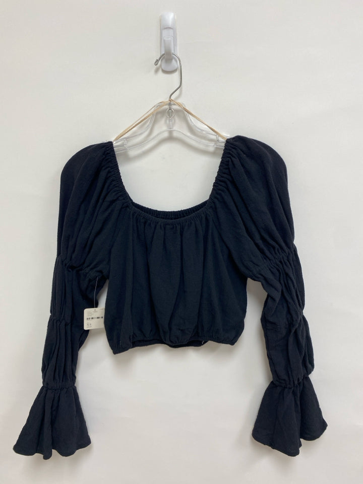 NWT Free People Size XS Black Ladies Top