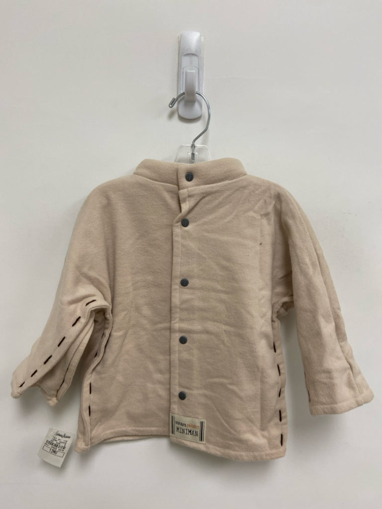 NWT SIZE 12M Beige Espresso Bears Mock Neck Boy&