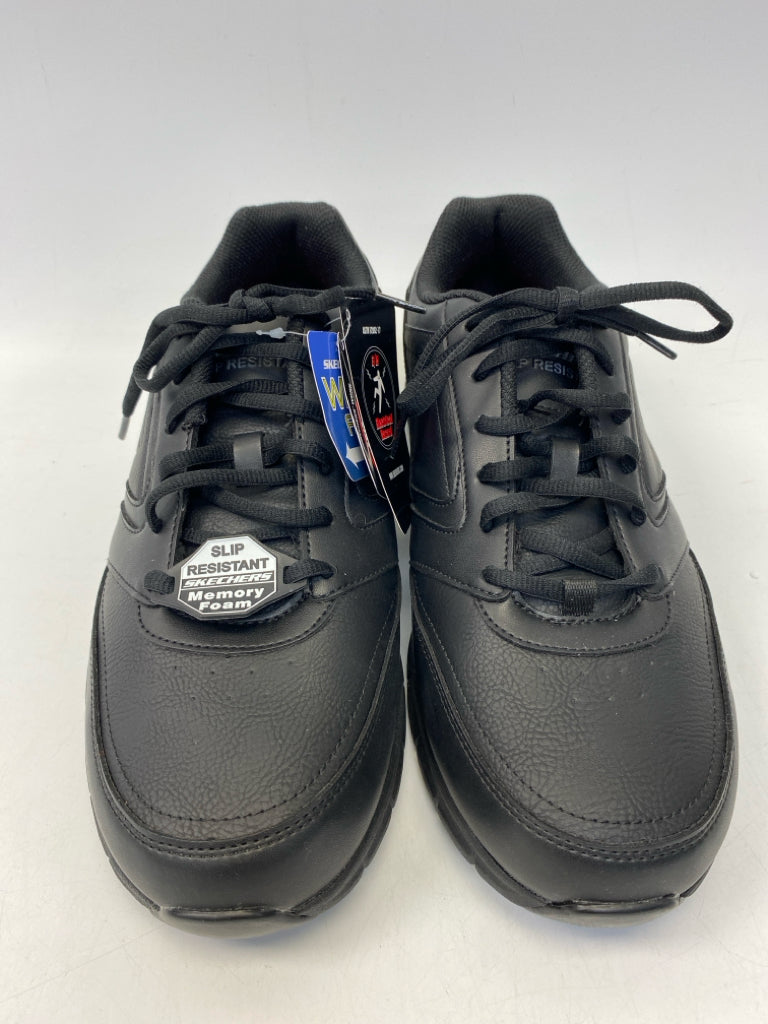 NWT Skechers Size 11 Black Lace-Up Men&