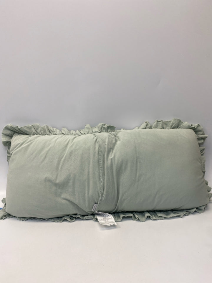 Seafoam Woven Pillow