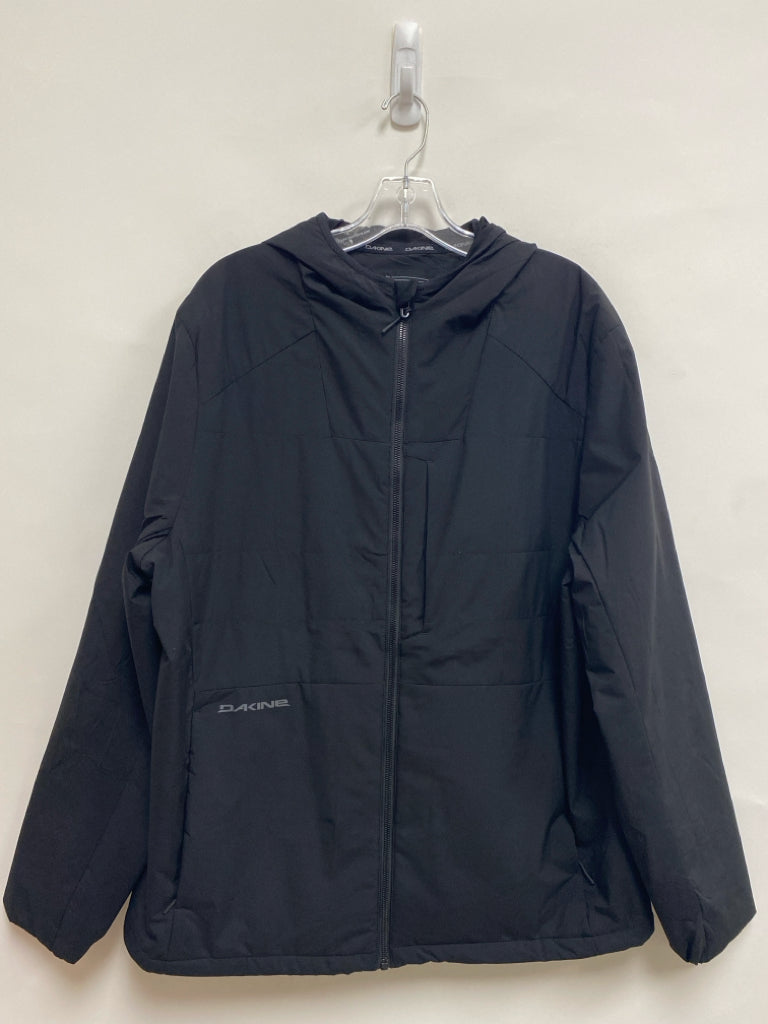 Dakine Size L Black Hooded Zip Down Ladies Jacket
