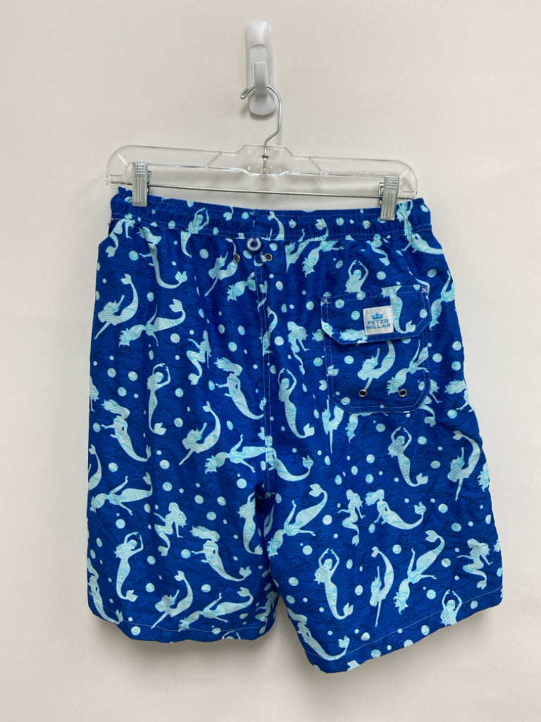 Peter Millar Size L Blue Aqua Mermaid Men&