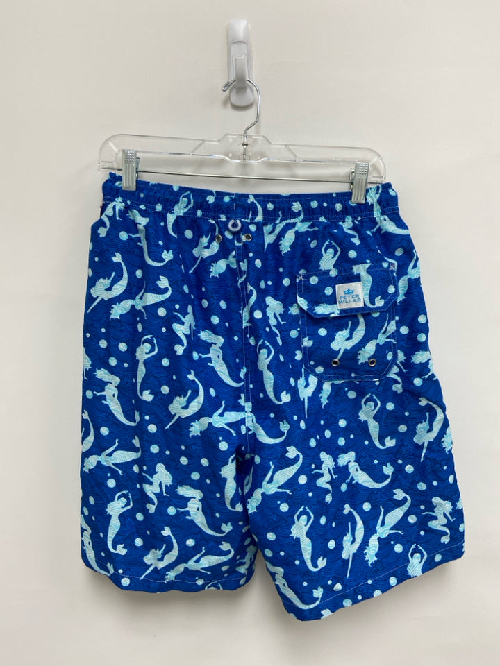Peter Millar Size L Blue Aqua Mermaid Men&