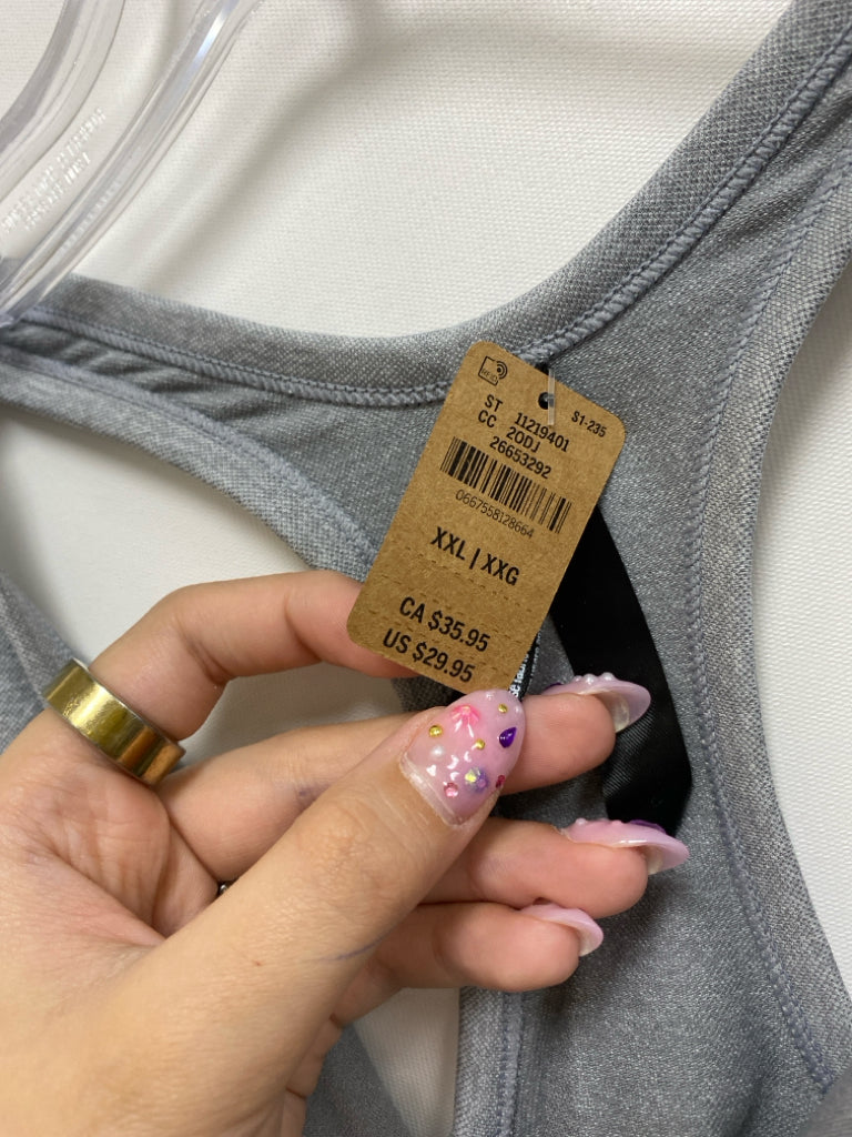 NWT Victoria Secret  SIZE  XXL Gray Heather Plus Size Athletic Bra