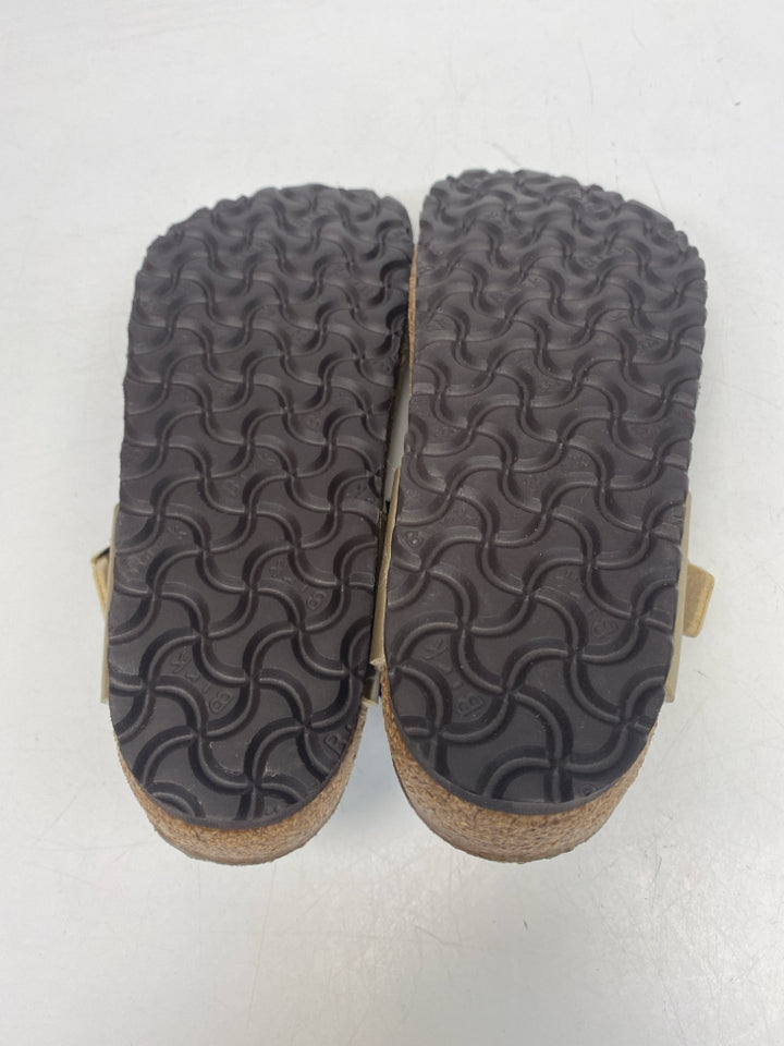 NWT Birkenstock  Size 7 Gold Sandals