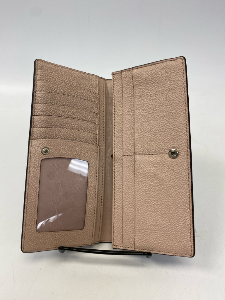 Kate Spade Burgundy Blush Trimmed Wallet