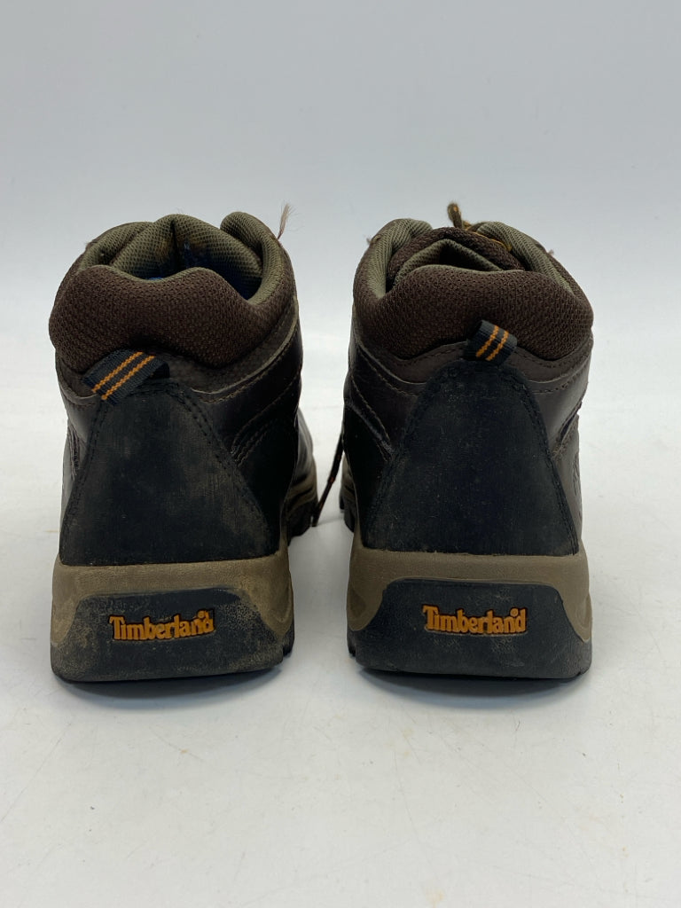 Timberland SIZE 5.5 Dark Brown Lace-Up Boy&