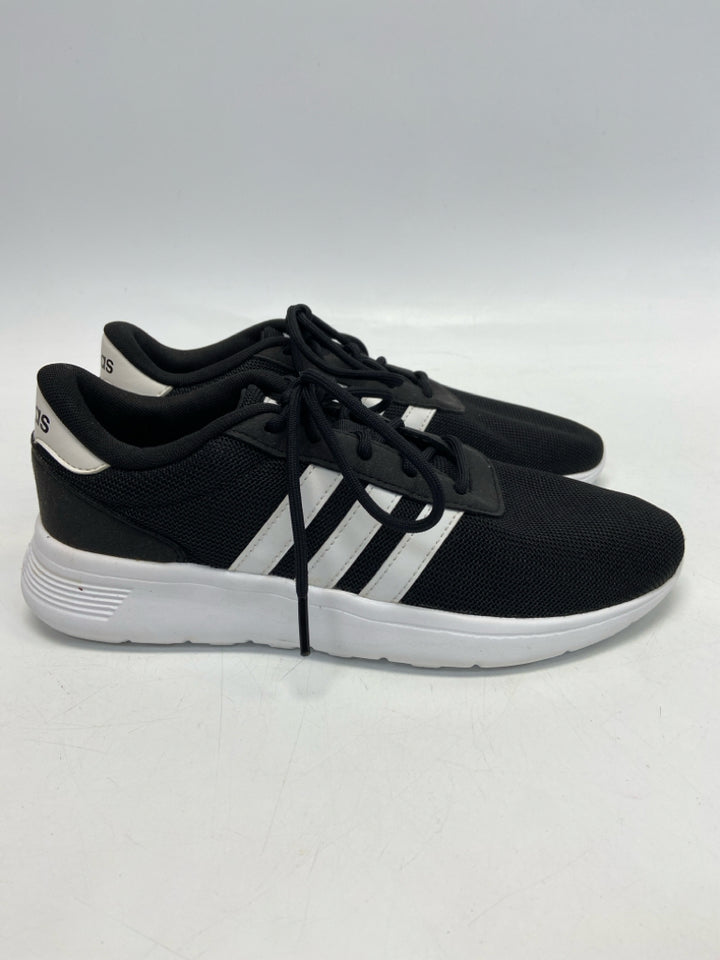 Adidas  Size 8.5 Black White Lace-up Sneakers