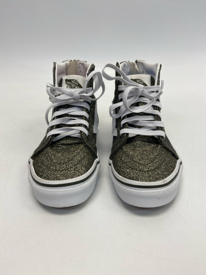 NWOT Vans SIZE 13 Olive White Glitter Girl&