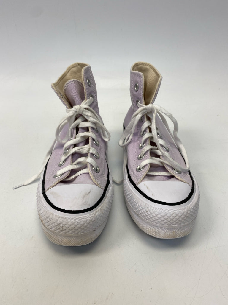 Converse  Size 6 Lavender White Lace-up Sneakers