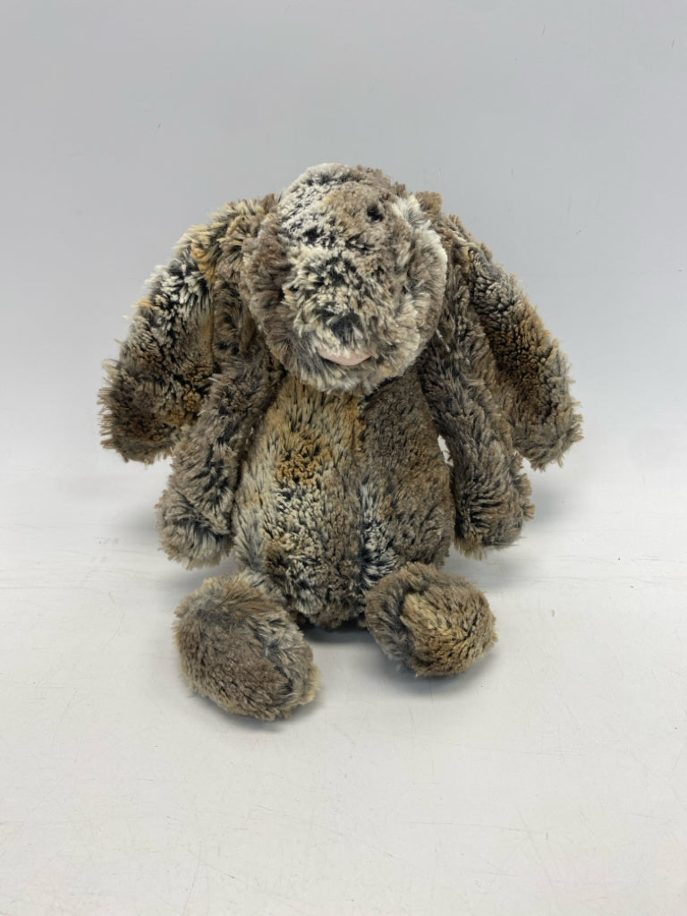 Gray/Blk Rabbit Stuffed Animal