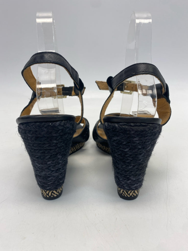 Jack Rogers  Size 9.5 Black Crisscross Sandals