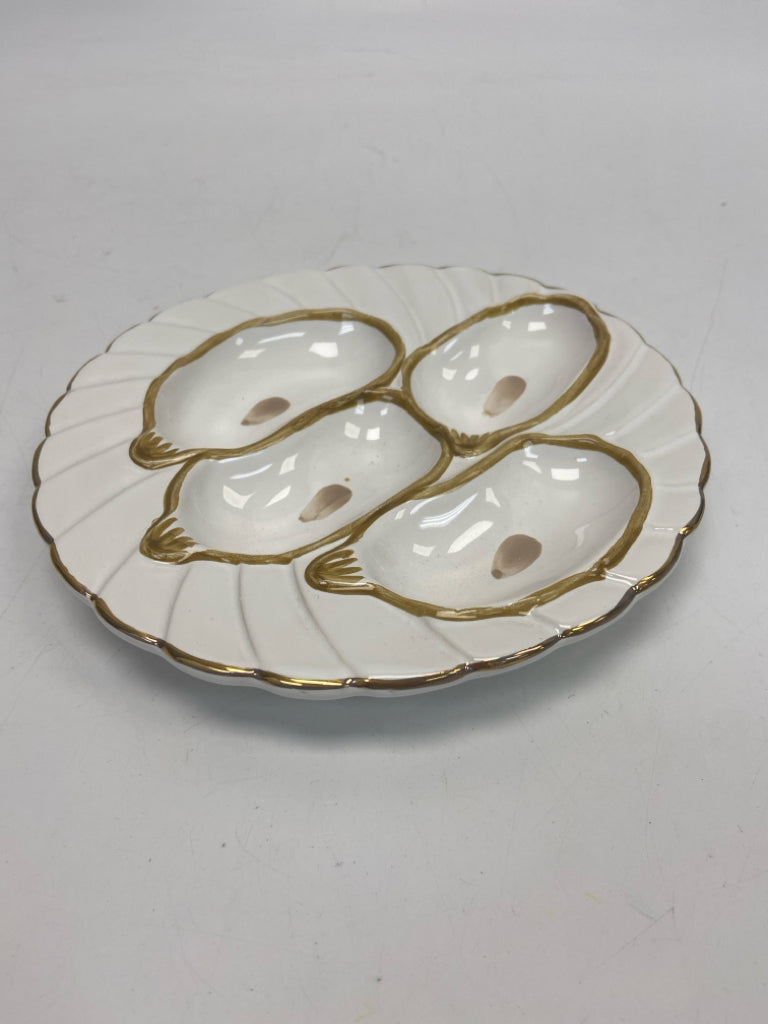 White Gold Trimmed Plate (s)