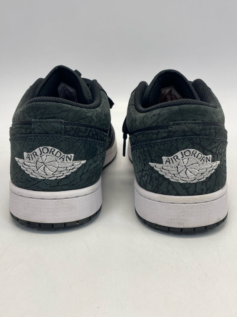 Nike Size 12 Black Dark Gray Lace-Up Men&