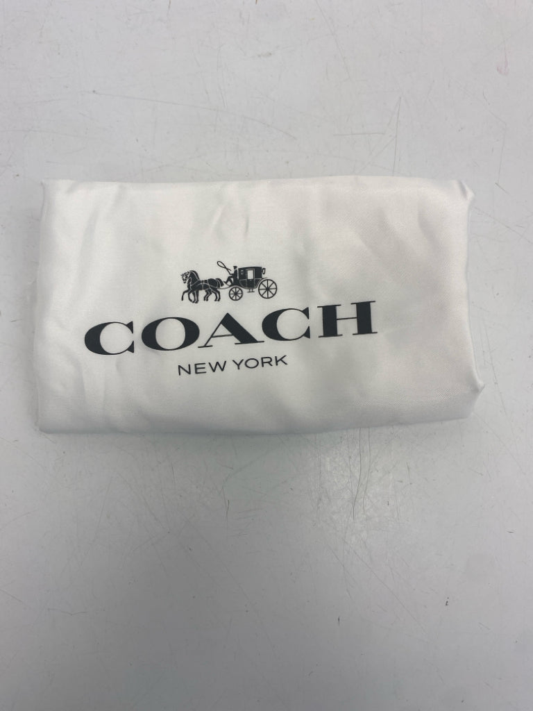 Coach Black Brass Twin Turnlock Waverly Bag w/3 Straps CDZ20