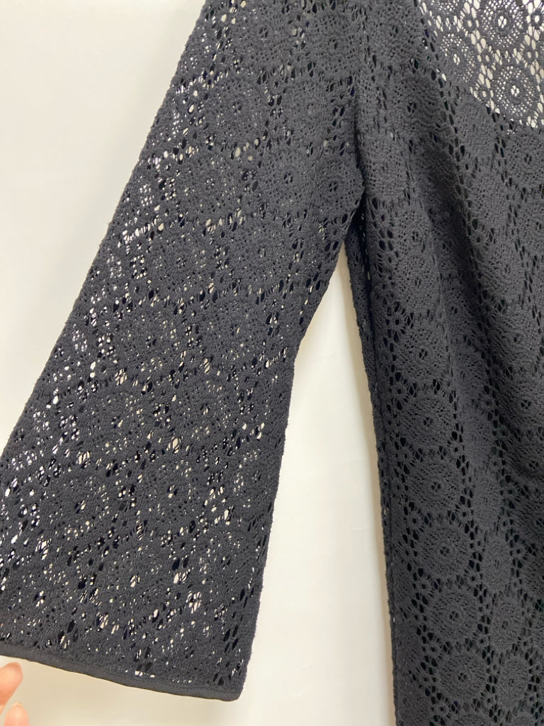 LILLY PULITZER Size L Black Cut-Out Lace Ladies Dress