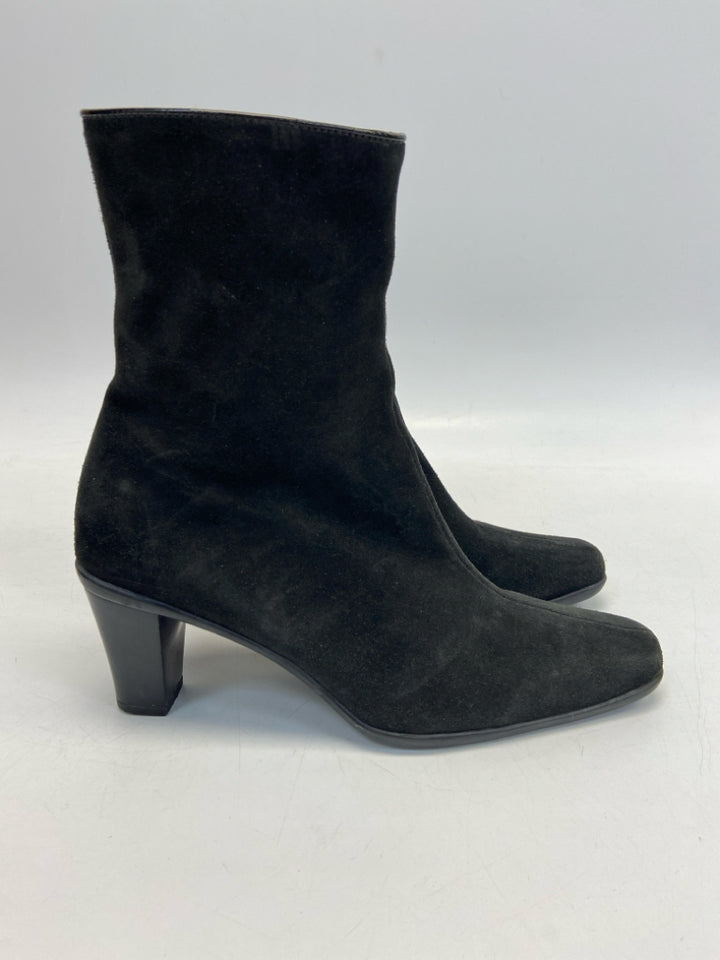 US Shoe Size 10 Black Side Zipper Boots