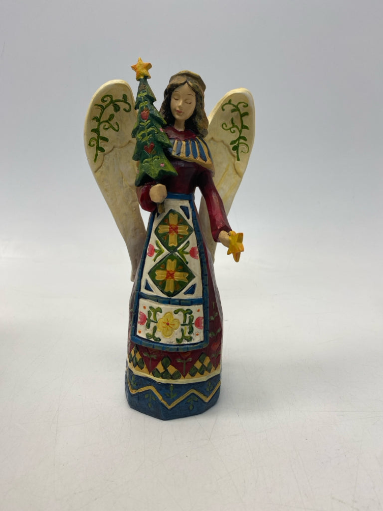 Jim Shore Dark Red Green/Multi Christmas