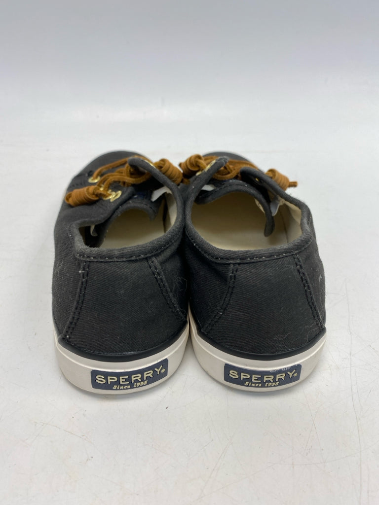 Sperry  Size 6 Black Brown Sneakers