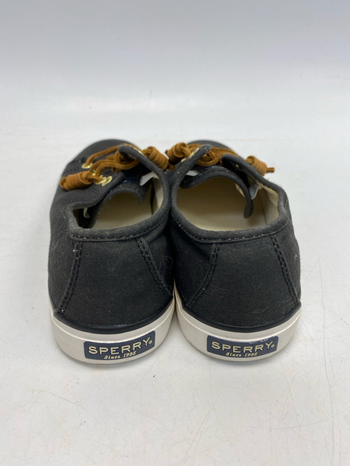 Sperry  Size 6 Black Brown Sneakers