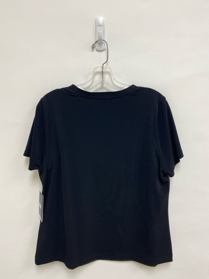 NWT DKNY Size XL Black Ladies Top