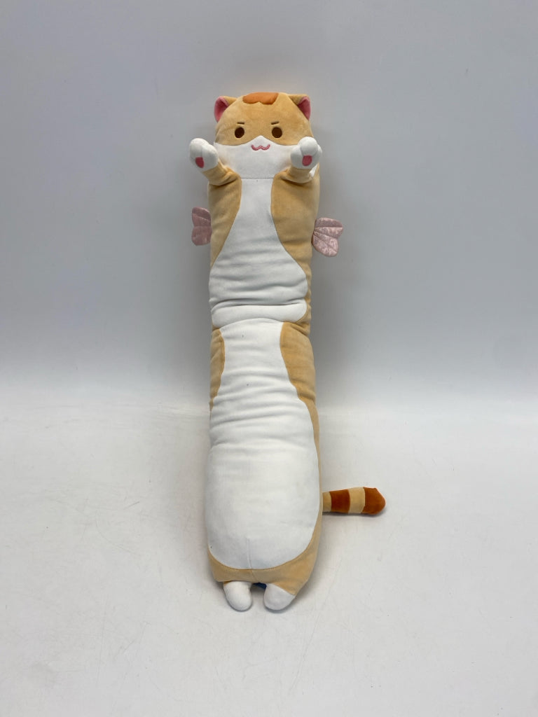 Tan Brown/White Hearts Stuffed Animal