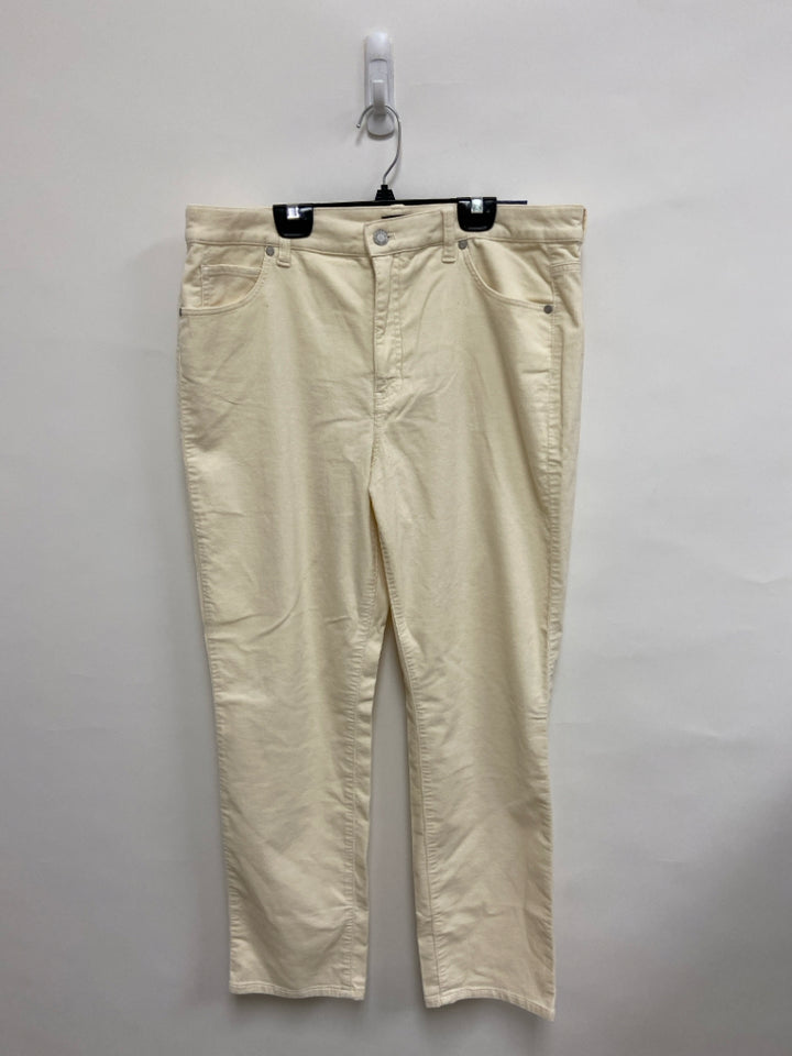 NWT Talbots Size 14P Cream Petite Pants