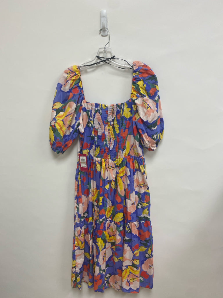 NWT VINCE CAMUTO Size 12 Pink Blue/Multi Flowers Ladies Dress