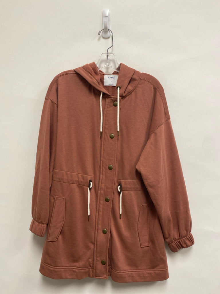Old Navy Size S Terra Cotta Hooded Button Up Ladies Jacket