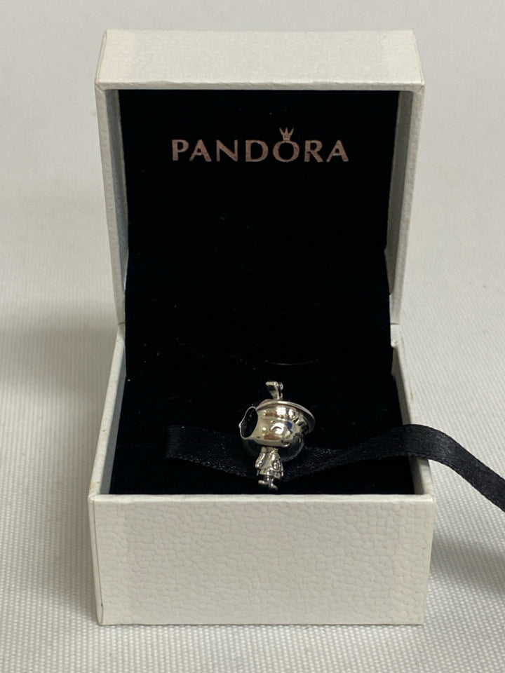 NEW/BOX Pandora Silver Pink/Blue Charm