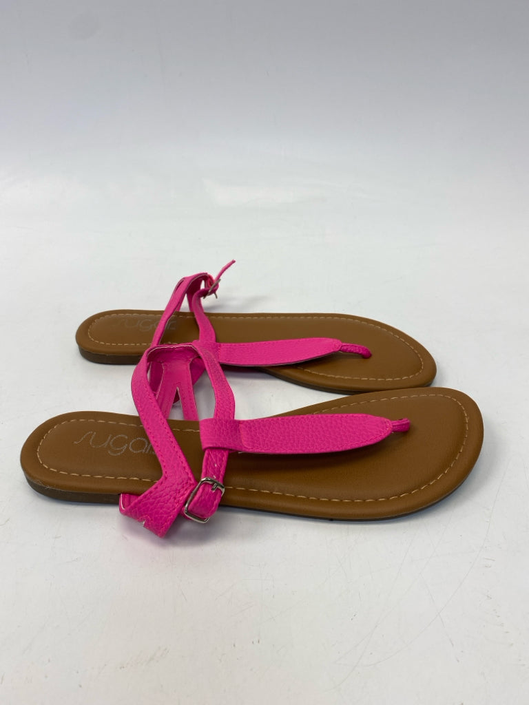 Size 9 Hot Pink Sandals