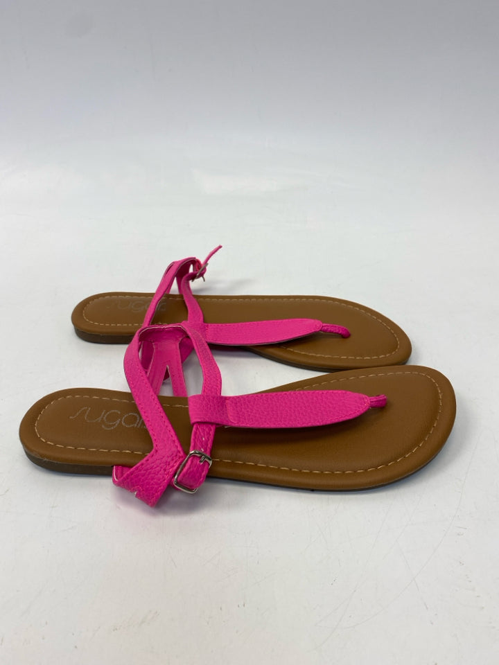 Size 9 Hot Pink Sandals