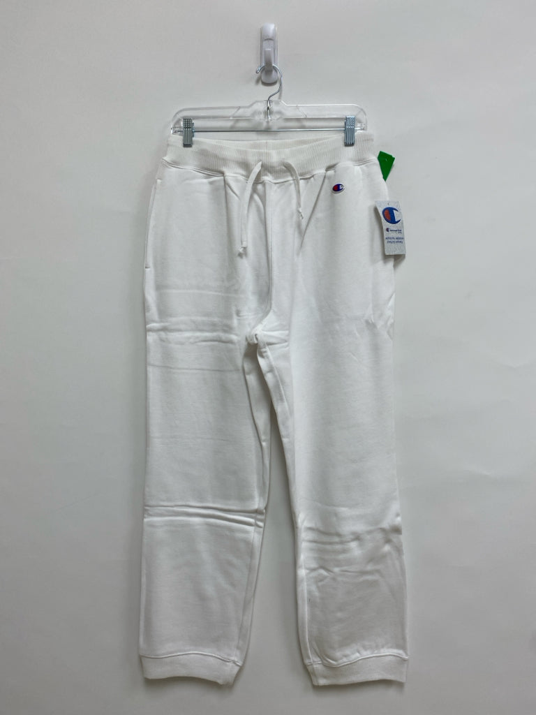 NWT Champion Size L White Joggers Ladies Sweatpant