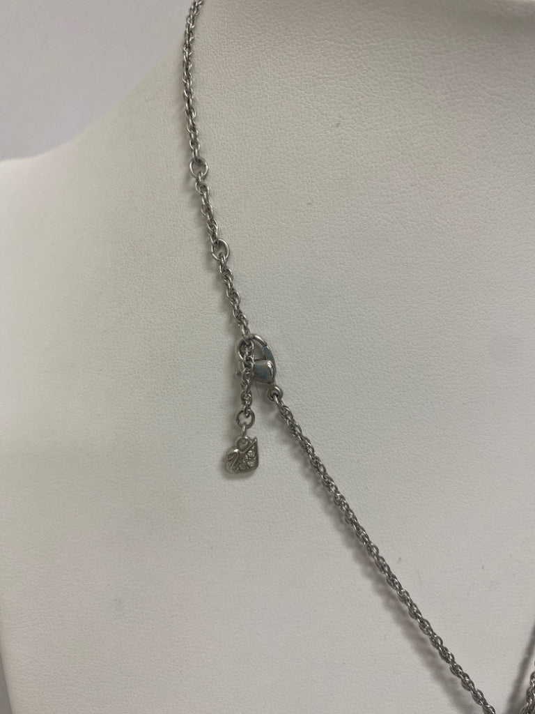 Swarovski Purple Clear Jeweled Necklace