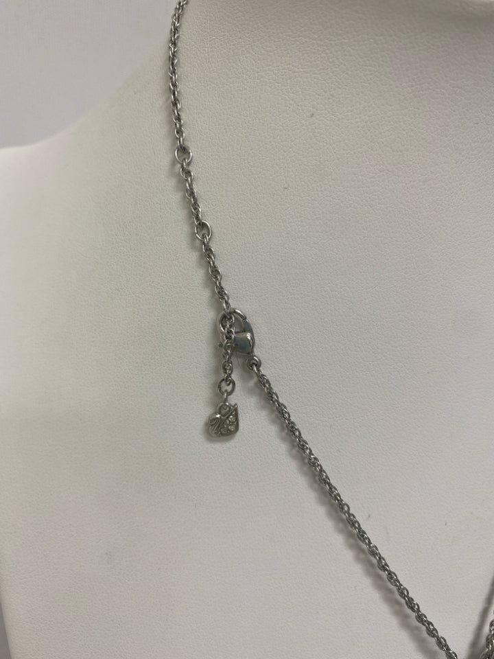 Swarovski Purple Clear Jeweled Necklace